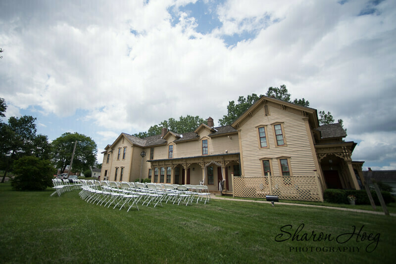 Alexander Blue House at Greenmead setup for wedding, Greenmead Wedding Photography